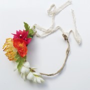 Moon in Pisces Crown Bougainvillea Protea Poppy Ginger Flower Crown